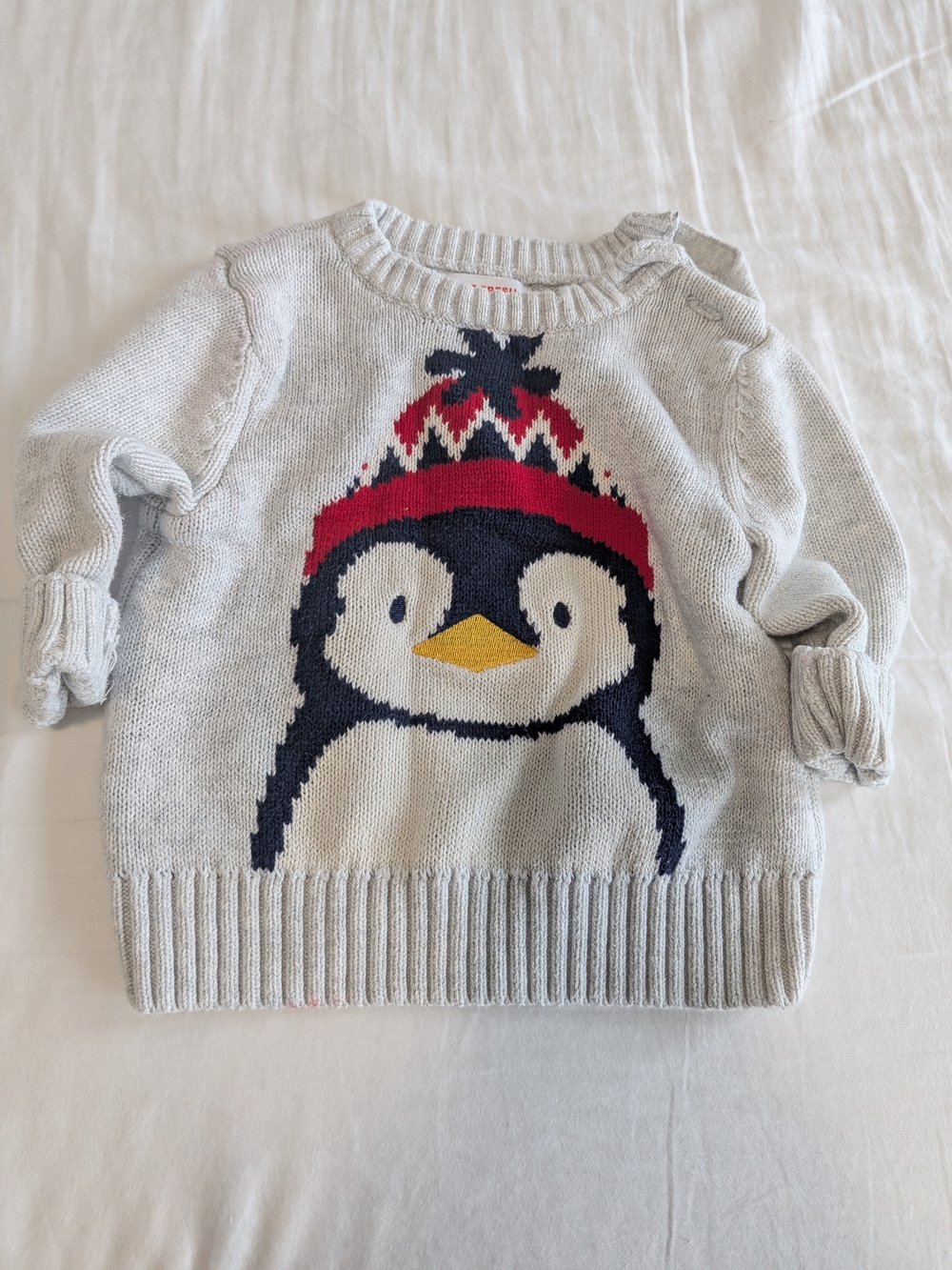Joe Fresh Penguin Knit Sweater 3-6 Months